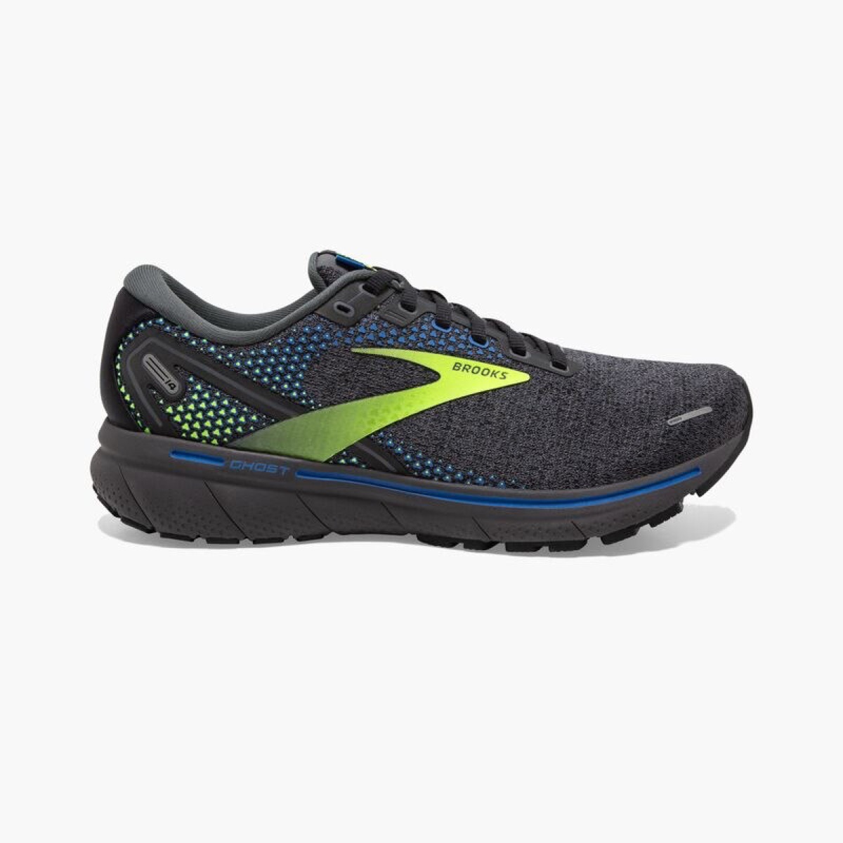 Brooks Ghost 14 in Black/Blue/Nightlife