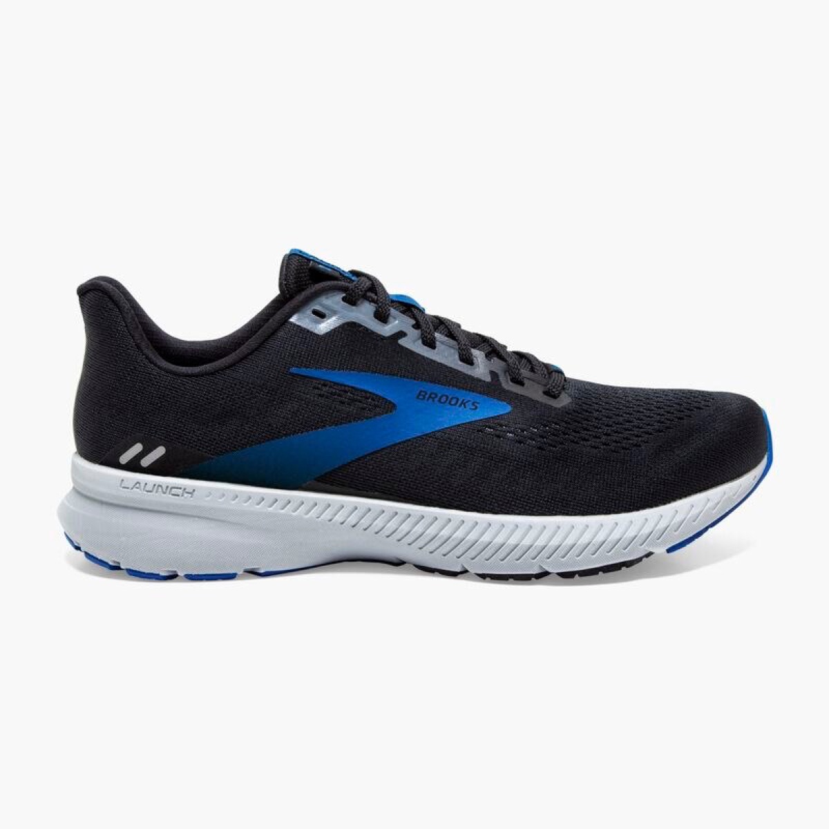Brooks Launch 8 in Black/Grey/Blue
