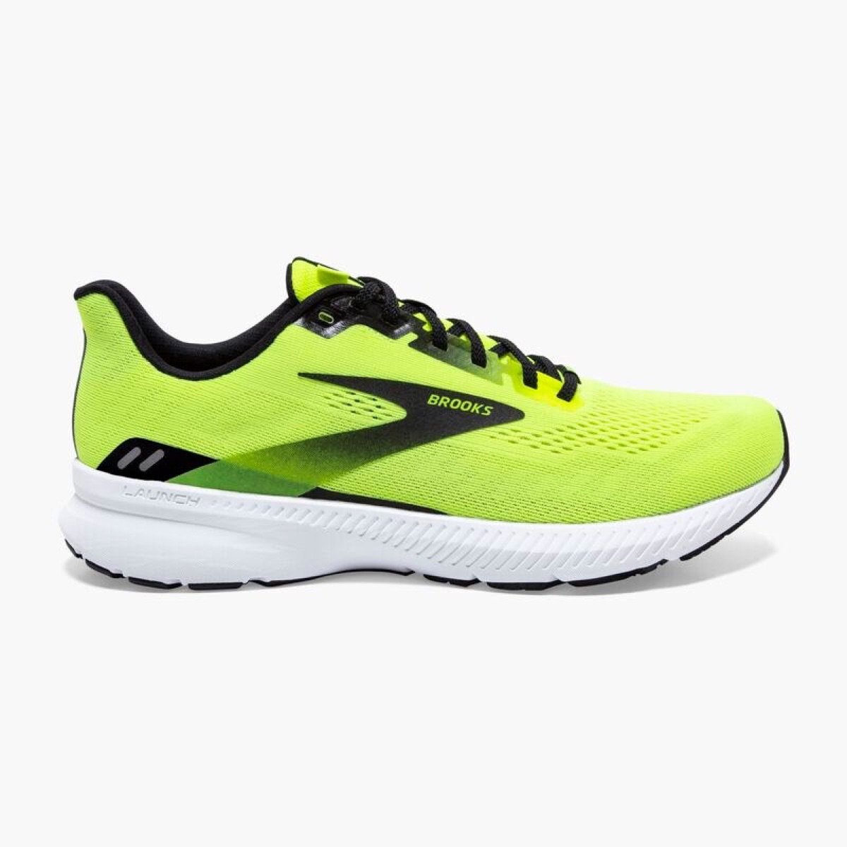 Brooks Launch 8 in Nightlife/Black/White