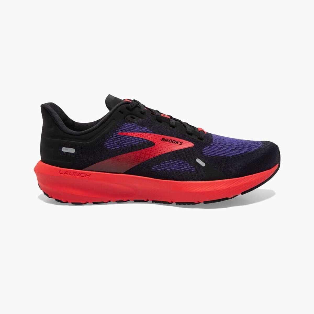 Brooks Launch 9 in Black/Deep Blue/Red