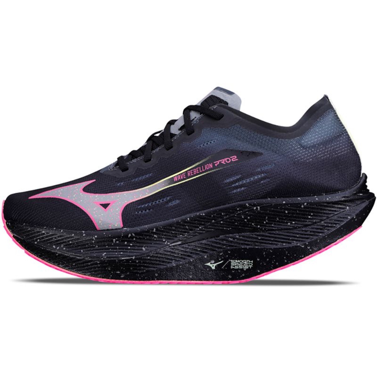 Mizuno Wave Rebellion Pro 2 in Black / Pink