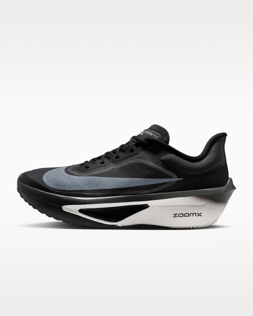 Nike Zoom Fly 6 in Black / Light Smoke Grey / White