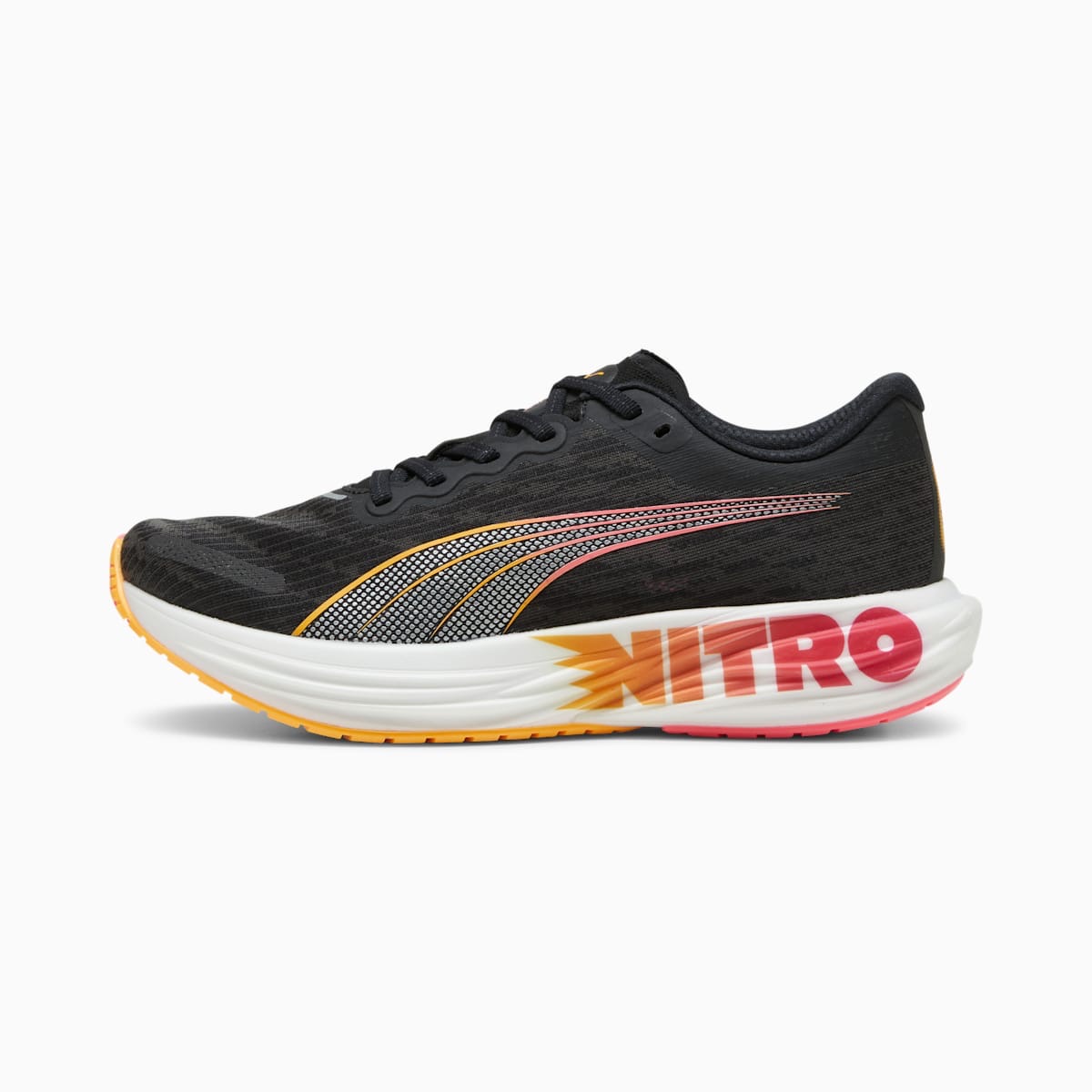 PUMA Deviate Nitro 2 in PUMA Black / Sun Stream / Sunset Glow