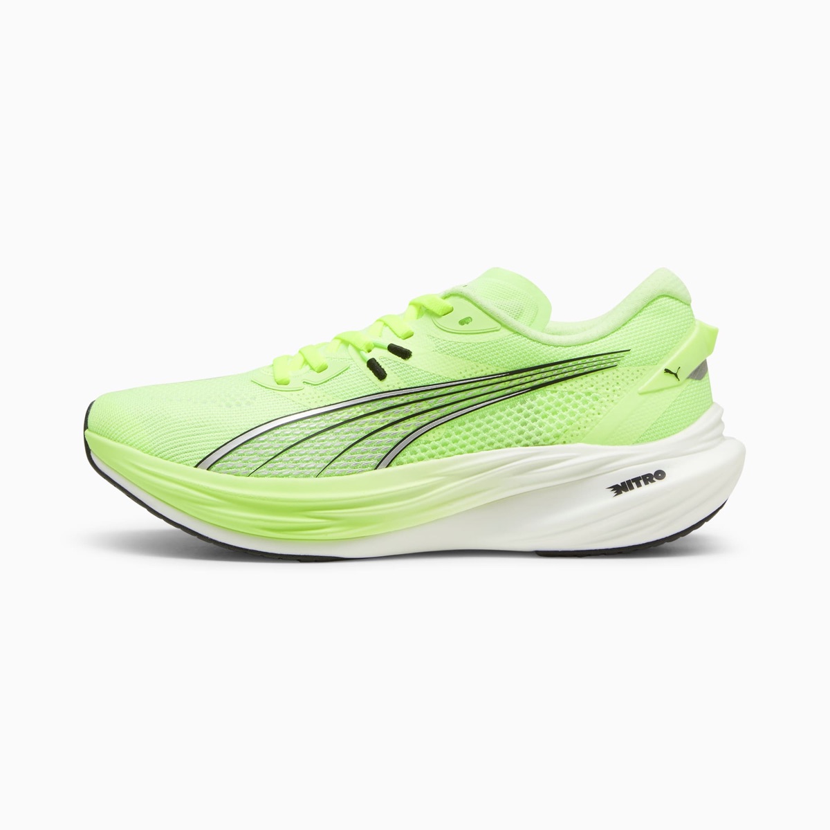 PUMA Deviate Nitro 3 in Fizzy Apple-PUMA Silver