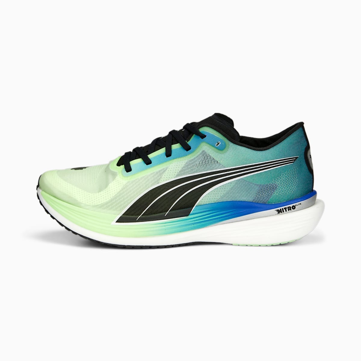PUMA Deviate Nitro Elite 2 in Fizzy Lime / Royal Sapphire / PUMA Black