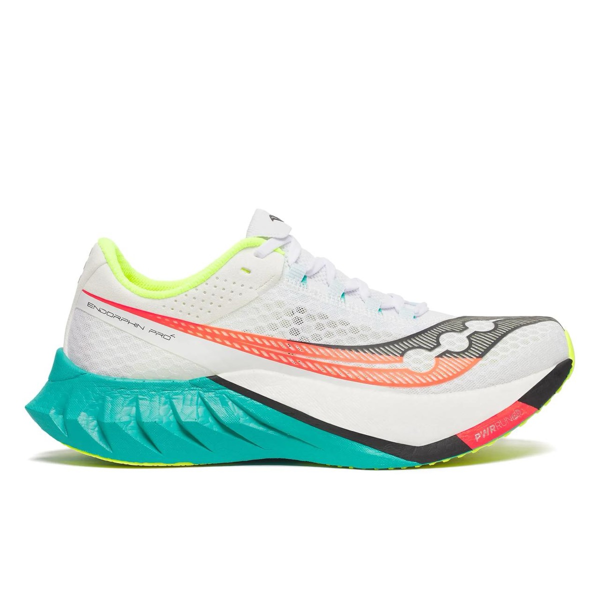 Saucony Endorphin Pro 4 in White / Mutant