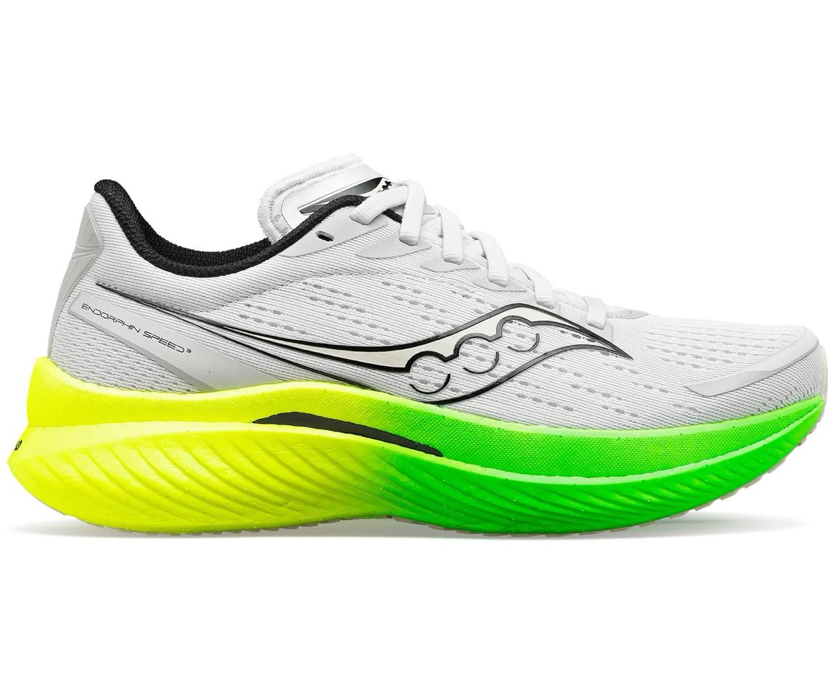 Saucony Endorphin Speed 3 in Fog / Slime